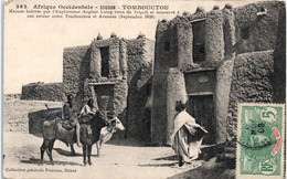 Afrique Occidentale - SOUDAN - TOMBOUCTOU - Maison Habitée Par L'explorateur Anglais Laïng Venu De Tripoli Et Massacré - Sudan