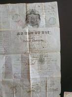 1857 Laisser-passer Passeport Ministères Affaires étrangères Belgique Consulat Suisse Anvers Nombreux Cachets - Documentos Históricos