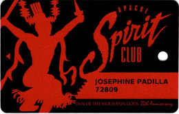 Mountain Gods Resort & Casino Apache Spirit : Mescalero NM - Casinokarten