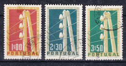 Portugal 1955 Mi#844-846 Used - Usati