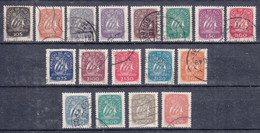 Portugal 1943 Mi#646-662 Used - Oblitérés