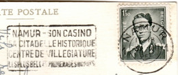 Namur - Son Casino - Sa Citadelle... Carte De Vœux Avec Coccinelles - Vlagstempels