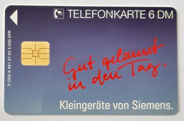 GERMANY Phone Card Telefonkarte Deutsche Telkom 1993 6DM 5000 Units Have Been Issued - Other & Unclassified