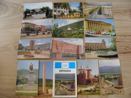 13 Cards In Folder Ussr 1972 Kirovakan Armenia - Armenia