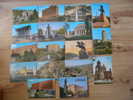 16 Cards In Folder Ussr 1987 Armenia Yerevan - Armenia