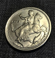 Greece 1973 Coin 20 Drachmai - Constantine II Regime Of The Colonels KM# 111 - Greece
