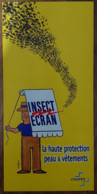 Dépliant Publicitaire 4 Pages - Insect écran (Cooper) Illustration : Savignac - Pubblicitari