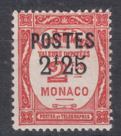 Monaco 1937 Mi#161 Mint Hinged - Neufs