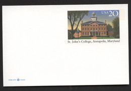 UX262 McDowell Hall St. John`s College MD  Mint 1996 - 1981-00