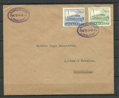 SCHWEDEN Sweden 1945 NORRKÖPING Local Private Post Cover FDC 12.03.1945 - Emissioni Locali