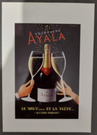 Carton Vierge (2 Pages - Format 15 X 21) Champagne Ayala - Illustration : Léo Kouper - Kouper