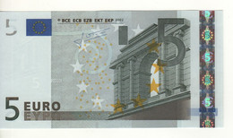 5 EURO  "M" Portogallo    Firma Trichet    U 006 E6  /  FDS - UNC - 5 Euro