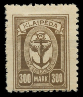 MEMEL 1923 Nr 156 Ungebraucht X41142A - Klaïpeda