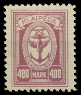 MEMEL 1923 Nr 157 Ungebraucht X41143E - Klaïpeda