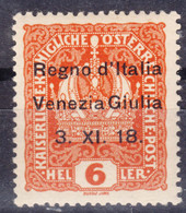 Italy Venezia Giulia 1918 Sassone#3 Mint Hinged - Vénétie Julienne