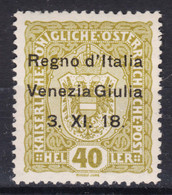 Italy Venezia Giulia 1918 Sassone#10 Mint Hinged - Venezia Giuliana