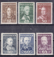 Austria 1935 Mi#617-622 Mint Never Hinged - Ongebruikt