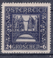 Austria 1926 Mi#492 I (fomat 27,5/28,5 Mm) Mint Hinged - Nuevos