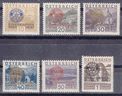 Austria 1931 Rotary Mi#518-523 Mint Hinged - Ungebraucht