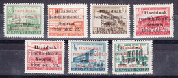 Hungary 1956 Sopron Local Issue Mi#5-9,13,17 Mint Never Hinged - Non Classés