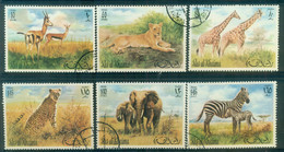 Ras Al Khaima 1972 Mi#621-626 African Fauna CTO - Ra's Al-Chaima