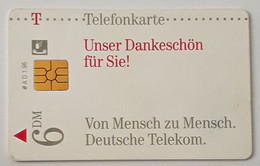 GERMANY Phone Card Telefonkarte Deutsche Telkom 1996 6DM ? Units Have Been Issued - Autres & Non Classés