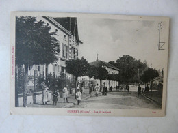 CPA 88 VOSGES - NOMEXY : Rue De La Gare - Nomexy