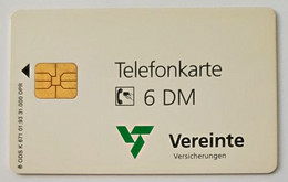 GERMANY Phone Card Telefonkarte Deutsche Telkom 1993 6DM 31000 Units Have Been Issued - Altri & Non Classificati