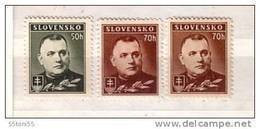 1939 /42 - President Tiso  Michel Nr.67/68- (x+Y)  3v.-MNH  Slovaquie / Slovakia - Nuevos