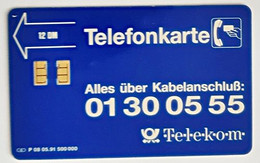 GERMANY Phone Card Telefonkarte Deutsche Telkom 1991 12DM 500000 Units Have Been Issued - Autres & Non Classés