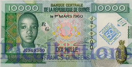GUINEA 10000 FRANCS 2010 PICK 45 UNC - Guinée