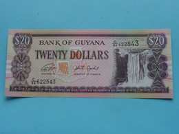 $ 20 Dollars ( C/96-622543 ) Bank Of GUYANA ( For Grade See SCANS ) UNC ! - Guyana