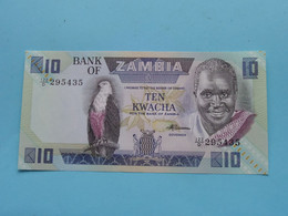 K10 Ten KWACHA ( 122/D 295435 - Sign 7 ) Bank Of ZAMBIA ( For Grade See SCANS ) UNC ! - Zambia