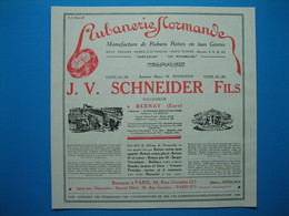 (1926) Manufacture De Rubans -  J.V. SCHNEIDER Fils  - Bernay (Eure) - Unclassified