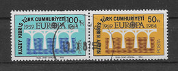 Türkisch-Zypern 1984 Europa Mi.Nr. 142/43 Gestempelt - Gebraucht