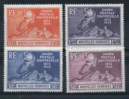 Nouvelles HEBRIDES  Timbres Poste N°136* à 139* Neufs Charnières TB Cote 12€00 - Ongebruikt