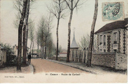 CP Cesson Route De Corbeil Ca 1910 - Cesson