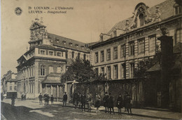 Leuven - Louvain / L'Universite - Hoogeschool (met Volk) 1921 Ed. Hermans 29 - Leuven