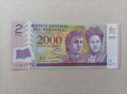Billete De Paraguay De 2000 Guaraníes, Año 2011, UNC - Paraguay