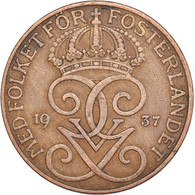 Monnaie, Suède, 5 Öre, 1937 - Sweden