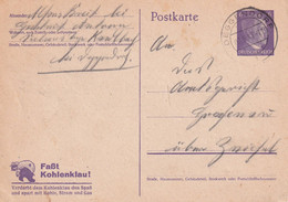 ALLEMAGNE 1943   ENTIER POSTAL/GANZSACHE/POSTAL STATIONERY CARTE DE DEGGENDORF - Entiers Postaux