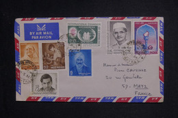 INDE - Enveloppe De Bombay Pour La France En 1966, Affranchissement Varié  - L 128701 - Covers & Documents