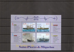 Saint -Pierre Et Miquelon - Bateaux ( BF 7 XXX -MNH ) - Blocks & Kleinbögen