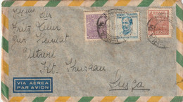 Brasilien-Luftpost Brief In Die Schweiz-Mischfrankatur-Auslandporto - Cartas