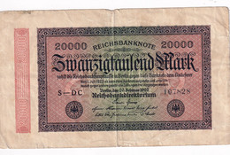 Allemagne - 20000 Mark - Reichbanknote - 20.000 Mark
