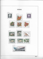 1996 MNH Sweden, Year Collection According To DAVO Album - Annate Complete