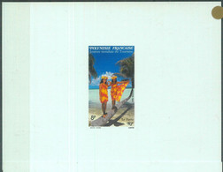 88813 - FRENCH POLYNESIA - 3 DELUXE Souvenir Sheet PROOF - 1990 Traditional Gear - Altri & Non Classificati