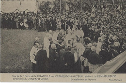 Auteuil    -   Pose De La L'Pierre De La Chapelle Des Orphelins  D'Auteuil    -   1925 - Arrondissement: 16
