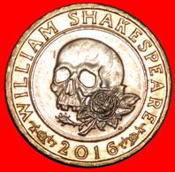 * Not FOR KING AND COUNTRY: GREAT BRITAIN★ 2 POUNDS 2016 SHAKESPEARE (1564-1616)! UNITED KINGDOM★LOW START ★ NO RESERVE! - Maundy Sets & Gedenkmünzen