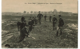 Armee Belge  504  Infanterie De Ligne  Service De Campagne - Manoeuvres